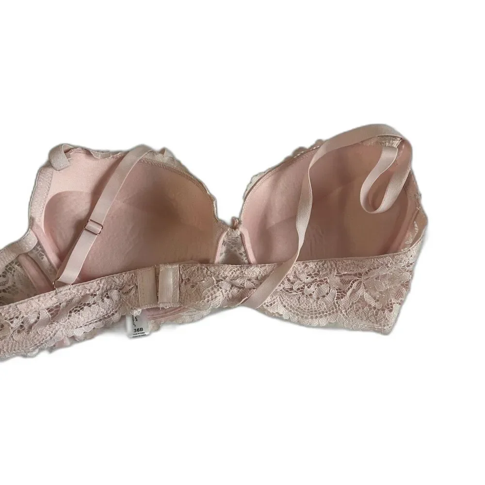 Lot 4 Push Up Bras Lace Smiley Face Victoria's Secret & Marilyn Monroe Size 36B - Picture 11 of 14